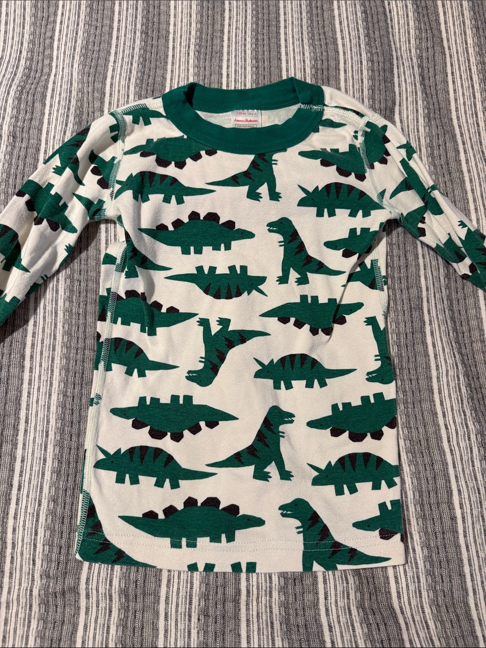 Hanna Anderson Kids Long John Pajamas 6-7 - Picture 4 of 8
